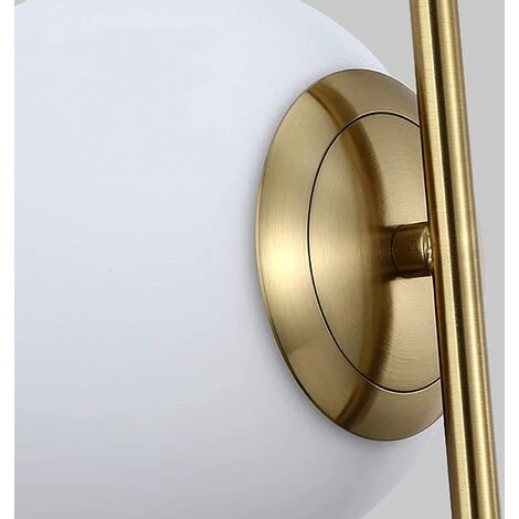 Acheter 🛒 ZOLGINAH Suspension à 3 Lumières Globe En Verre Blanc, Verre Blanc & Matel Doré Lampe Suspendue Lustre Plafonnier (3 Voies) ✔️ 5 Acheter 🛒 ZOLGINAH Suspension à 3 Lumières Globe En Verre Blanc, Verre Blanc & Matel Doré Lampe Suspendue Lustre Plafonnier (3 Voies) ✔️ – Image 5