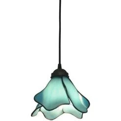 De gros ⭐ ZOLGINAH Prix D'usine Européenne Tiffany E27 Suspension Romantique Lustre Méditerranéen Hauteur Réglable Lampe Suspendue En Verre Bleu Salle À Manger Chambre D'enfants Lumière Salon Bureau Couloir Maison De Ca ✔️
