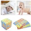 Acheter 😍 DYHF Tapis Puzzle 36pcs 26 Lettres+10 Chiffres En Mousse EVA 15.5*15.5cm Pour Bébé/Enfant - Couleur ✔️