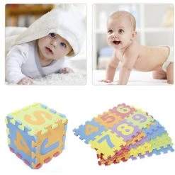 Acheter 😍 DYHF Tapis Puzzle 36pcs 26 Lettres+10 Chiffres En Mousse EVA 15.5*15.5cm Pour Bébé/Enfant - Couleur ✔️