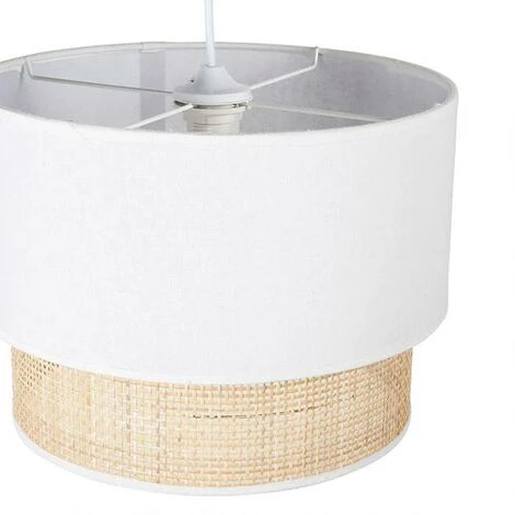 Sortie 👏 OSTARIA Suspension Gigogne Rotin Blanc D35 - Blanc 🎉 2 Sortie 👏 OSTARIA Suspension Gigogne Rotin Blanc D35 - Blanc 🎉 – Image 2