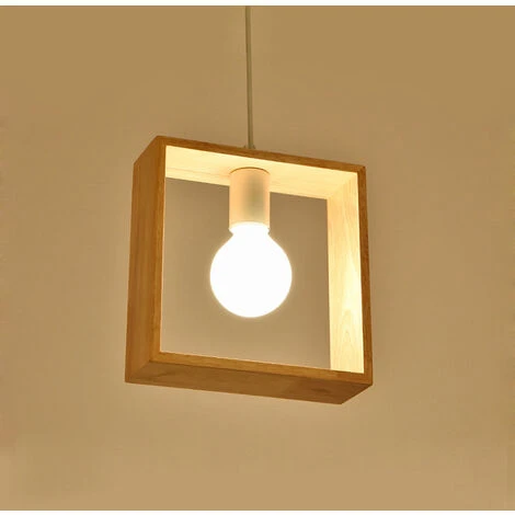 Budget ❤️ CSPARKV Accessoires Pour Suspension Et Lustre Lustre Créatif Géométrique En Bois Plafonnier Lampe Moderne (Triangle) ✨ 3 Budget ❤️ CSPARKV Accessoires Pour Suspension Et Lustre Lustre Créatif Géométrique En Bois Plafonnier Lampe Moderne (Triangle) ✨ – Image 3