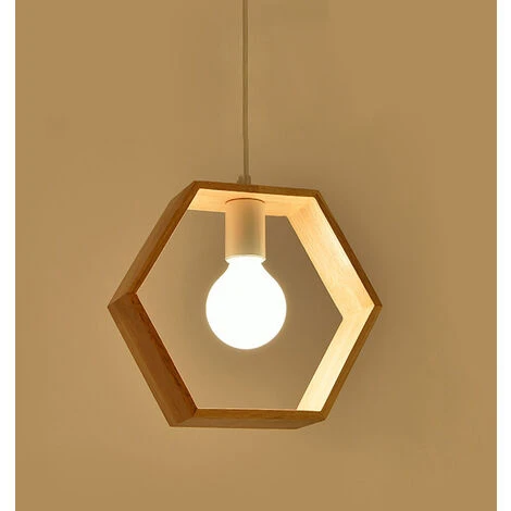 Budget ❤️ CSPARKV Accessoires Pour Suspension Et Lustre Lustre Créatif Géométrique En Bois Plafonnier Lampe Moderne (Triangle) ✨ 4 Budget ❤️ CSPARKV Accessoires Pour Suspension Et Lustre Lustre Créatif Géométrique En Bois Plafonnier Lampe Moderne (Triangle) ✨ – Image 4