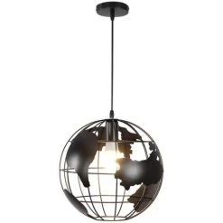 Les meilleures critiques de ❤️ CSPARKV Accessoires Pour Suspension Et Lustre Lampes Creuses Rondes D'art Créatif Lustre Minimaliste Moderne De Personnalité Noire （noir） 🧨
