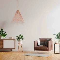 Le moins cher 😍 BARCELONA LED Lampe De Plafond En Osier "Willow" | Corde - Corde 🔥 -Suspension Soldes 64026093 4