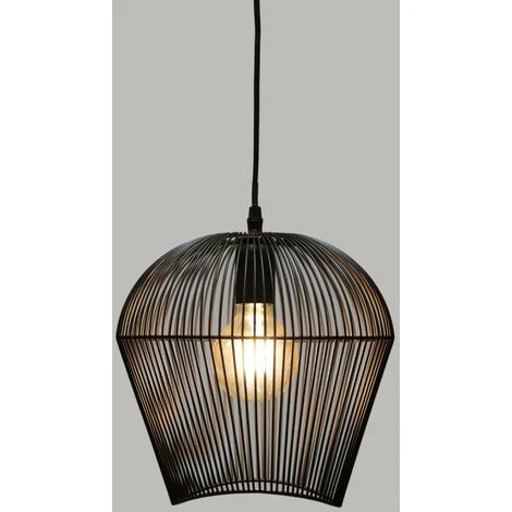 Meilleur prix 😍 Suspension "jena" En Métal Filaire Hauteur 25 Cm Atmosphera - Noir ❤️ 2 Meilleur prix 😍 Suspension "jena" En Métal Filaire Hauteur 25 Cm Atmosphera - Noir ❤️ – Image 2