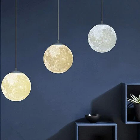 Bon marché ⭐ KAEJYIUT Plafonnier Chambre Lune,Suspension Luminaire,Lustre Lunaire,Suspensions D'éclairage Intérieur,Lustre De Plafond De Salon De Chambre à Coucher D'enfants,18CM ⭐ 5 Bon marché ⭐ KAEJYIUT Plafonnier Chambre Lune,Suspension Luminaire,Lustre Lunaire,Suspensions D'éclairage Intérieur,Lustre De Plafond De Salon De Chambre à Coucher D'enfants,18CM ⭐ – Image 5