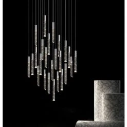 Grosses soldes ✔️ WIAN Lustre En Cristal-cadre Rond Chromé Tête Unique 10cm Lumière Chaude-salle à Manger Bar Salon Lustre 😉 -Suspension Soldes 64866165 3