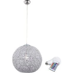 Bon marché 🎉 ETC-SHOP RVB LED 7 Watts Lampe Suspendue éclairage Suspension Changeur De Couleur Boule Dimmable 🛒