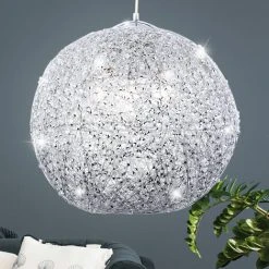 Bon marché 🎉 ETC-SHOP RVB LED 7 Watts Lampe Suspendue éclairage Suspension Changeur De Couleur Boule Dimmable 🛒 -Suspension Soldes 67501053 5