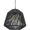 Vente flash 😉 HOMEMAISON Suspension En Corde Jily Noir D 29 Cm 👏