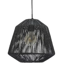 Vente flash 😉 HOMEMAISON Suspension En Corde Jily Noir D 29 Cm 👏