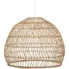 Le moins cher 💯 Atmosphera - Luminaire Suspension En Rotin Et Métal D 58 Cm - Beige ✨