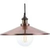 Bon marché ❤️ BELIANI Lampe Suspension Cuivré - Cuivré ✨