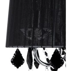 Sortie ❤️ BELIANI Lustre Avec Abat-jour Noir - Noir ⌛ 9 Sortie ❤️ BELIANI Lustre Avec Abat-jour Noir - Noir ⌛ -Suspension Soldes 8464055 5