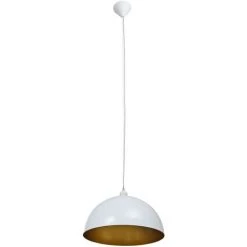 Bon marché 🔥 Plafonniers 2 Pcs Hauteur Réglable Semi-sphérique Blanc VidaXL 😀 -Suspension Soldes 930127 5
