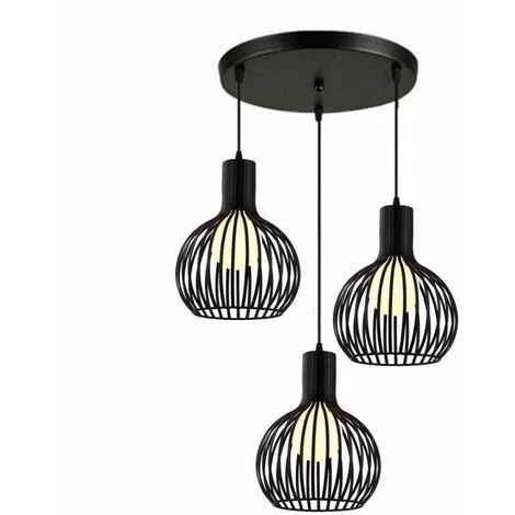 Meilleure affaire 😍 STOEX Suspensions Industrielle Cage Fer ,Lustre Abat-Jour Corde Ajustable Luminaire Lustre En Fer Salle à Manger,Bar,Chambre ⌛ 1 Meilleure affaire 😍 STOEX Suspensions Industrielle Cage Fer ,Lustre Abat-Jour Corde Ajustable Luminaire Lustre En Fer Salle à Manger,Bar,Chambre ⌛