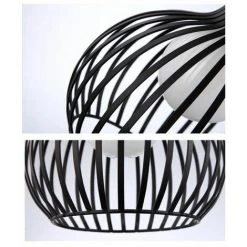 Meilleure affaire 😍 STOEX Suspensions Industrielle Cage Fer ,Lustre Abat-Jour Corde Ajustable Luminaire Lustre En Fer Salle à Manger,Bar,Chambre ⌛ 7 Meilleure affaire 😍 STOEX Suspensions Industrielle Cage Fer ,Lustre Abat-Jour Corde Ajustable Luminaire Lustre En Fer Salle à Manger,Bar,Chambre ⌛ -Suspension Soldes 9685152 4