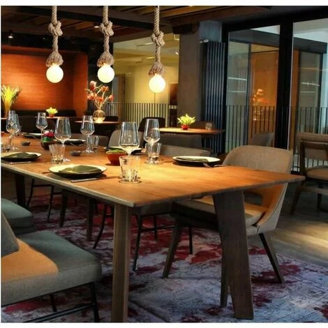 Grosses soldes 🎁 STOEX Lot De 2 Suspension En Corde De Chanvre Rétro 1M Vintage Style Rustique Luminaire Pour Restaurant Bar Cafe Lighting 🔥 2 Grosses soldes 🎁 STOEX Lot De 2 Suspension En Corde De Chanvre Rétro 1M Vintage Style Rustique Luminaire Pour Restaurant Bar Cafe Lighting 🔥 – Image 2