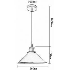 Meilleure affaire 😀 STOEX 26cm Rétro Lustres Suspensions Industriel Créative Vintage Abat-Jour En Fer Restaurant Bar Décoration Blanc 🔔 -Suspension Soldes 9977883 4